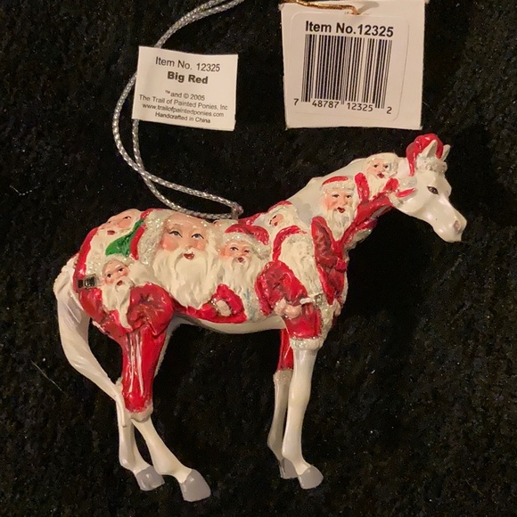 Big Red Trail of Painted Ponies ornament *FIRM PRICE* - Picture 2 of 14